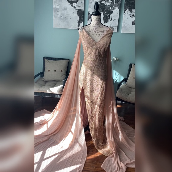 Goldie Locks Gown- Port Royal Rosebud